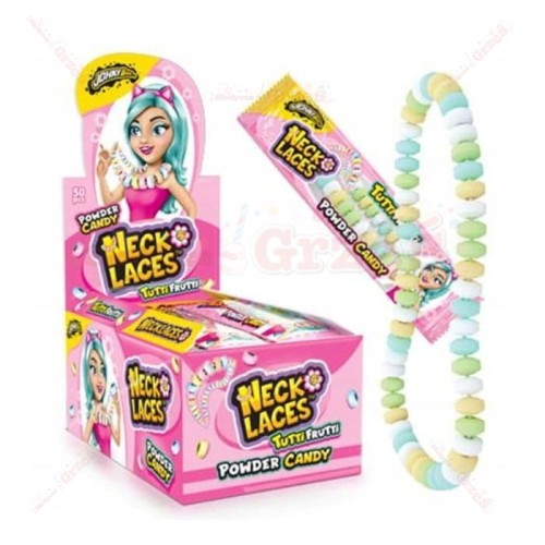 Cukierki pudrowe naszyjnik 17g Johny Bee Necklaces Candy