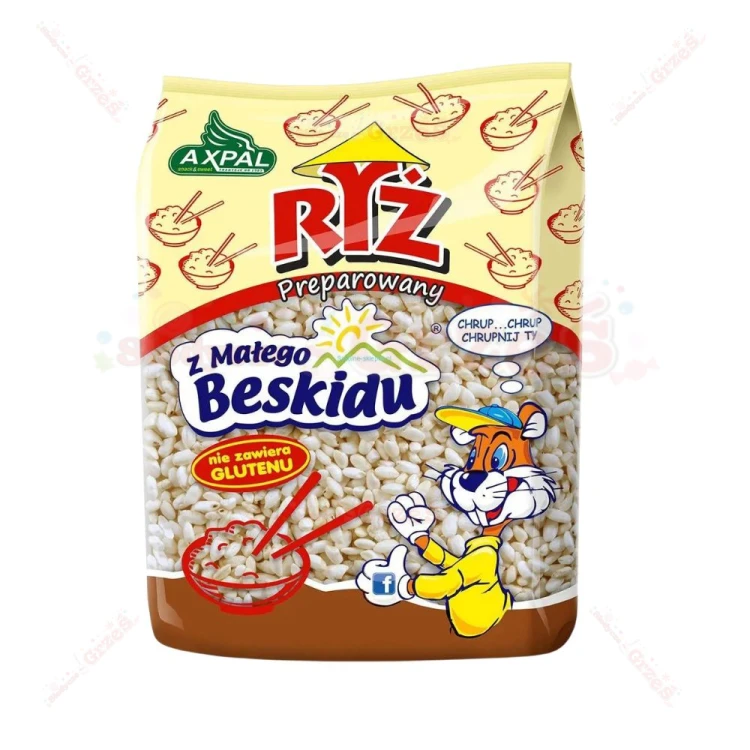 RYŻ preparowany chrupiący 140g Axpal