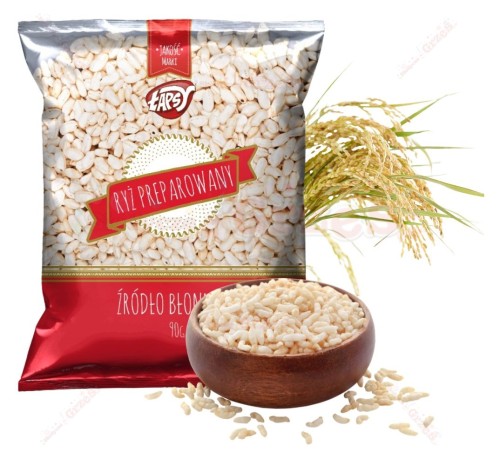 Ryż preparowany 90g Łapsy | ryż dmuchany, chrupiący na szyszki