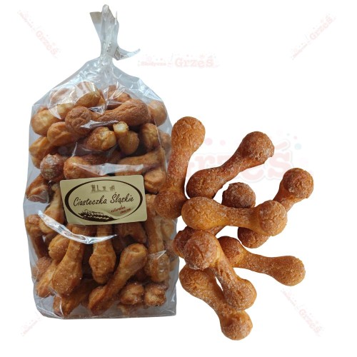 Słomka ptysiowa z cukrem 150g Ciasteczka Śląskie