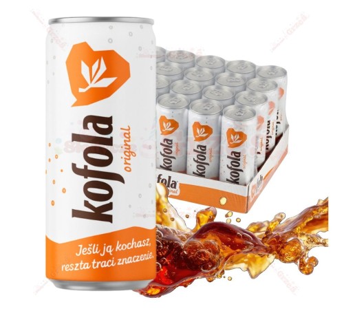 24x KOFOLA original puszka 330ml - czeska Cola ziołowa