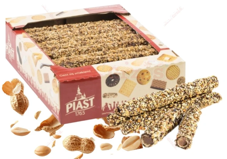 Rurki orzechowe - rurki waflowe z nadzieniem orzechowym 1,3kg Piast