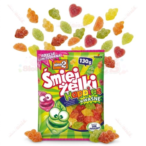 Śmiejżelki Happies kwaśne 130g Nimm2 Storck