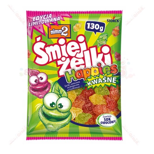 Śmiejżelki Happies kwaśne 130g Nimm2 Storck