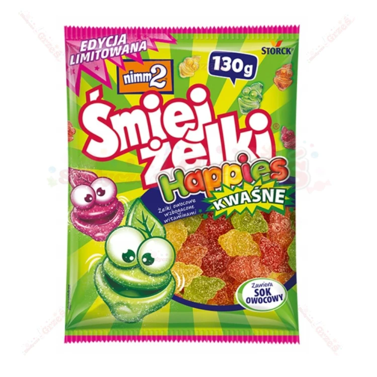 Śmiejżelki Happies kwaśne 130g Nimm2 Storck