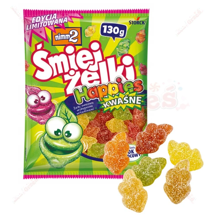Śmiejżelki Happies kwaśne 130g Nimm2 Storck