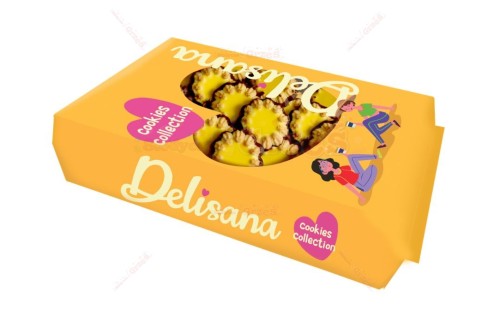 ciastka kruche ADWOKATKA z kremem, podlane polewą 1kg Delisana