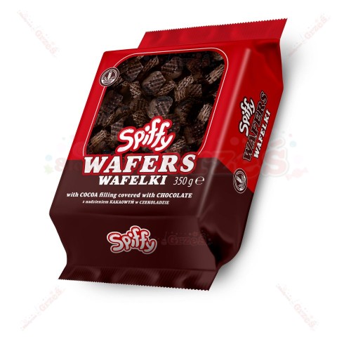 Mini wafelki z kremem KAKAOWYM w czekoladzie 350g Spiffy Millano