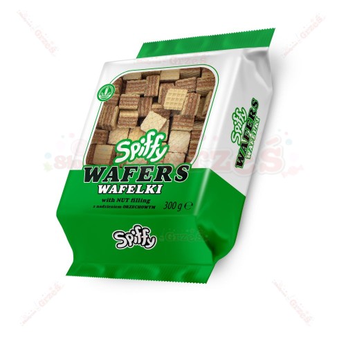 Mini wafelki z kremem orzechowym 300g Spiffy Millano