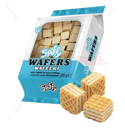 Mini wafelki z kremem śmietankowym 300g Spiffy Millano