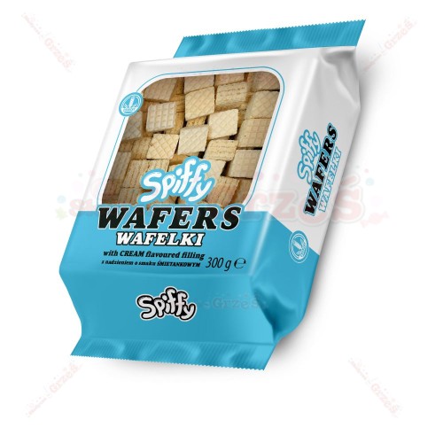 Mini wafelki z kremem śmietankowym 300g Spiffy Millano
