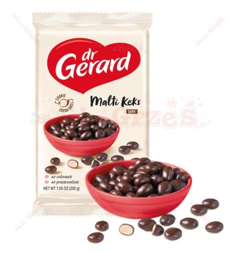 Maltikeks dark - draże, herbatniki w skorupce 200g Dr Gerard