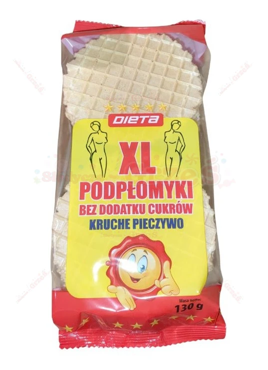 Podpłomyki XL bez cukru - kruche pieczywo 130g Dieta