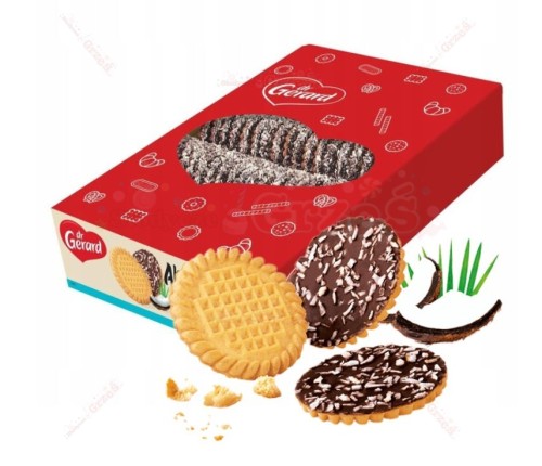 Herbatniki ALOHA Alusie z wiórkami kokosowymi 730g Dr Gerard