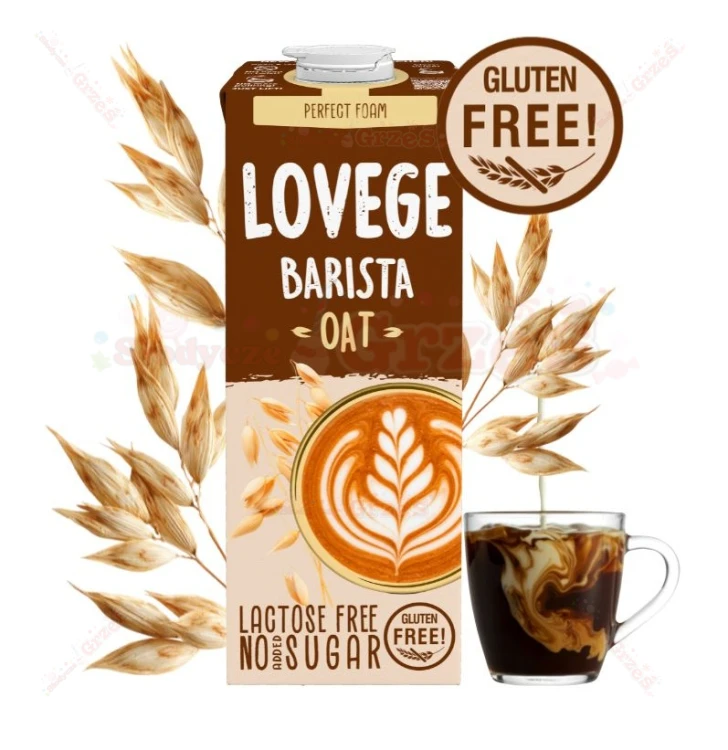 Lovege Barista napój OWSIANY bez cukru 1l Sante | bez glutenu, bez laktozy