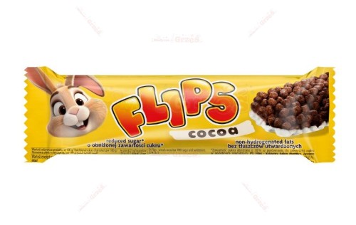 24x Flips baton kakaowy 25g Sante | baton kuleczki śniadaniowe