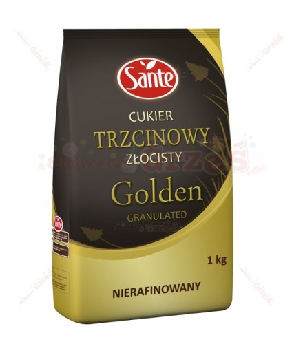 Cukier trzcinowy nierafinowany Demerara 1kg Sante