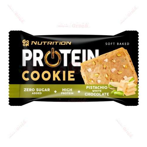 18x Go On Ciastko proteinowe PISTACJA biała czekolada 50g Nutrition Sante