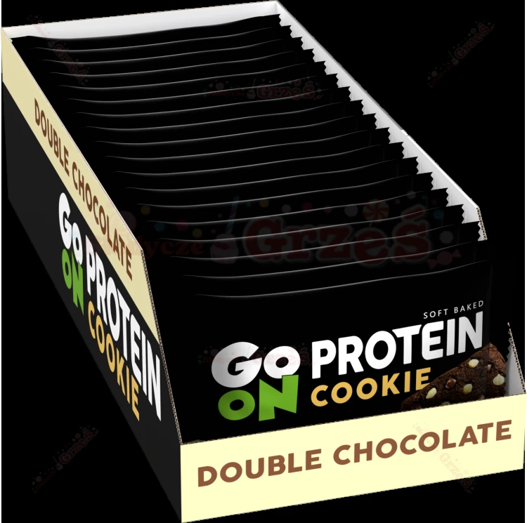18x Go On Ciastko proteinowe PODWÓJNA CZEKOLADA 50g Sante