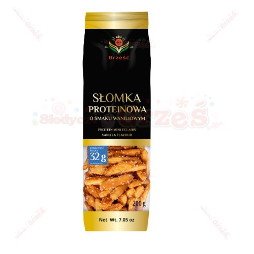 Słomka ptysiowa proteinowa 200g Brześć