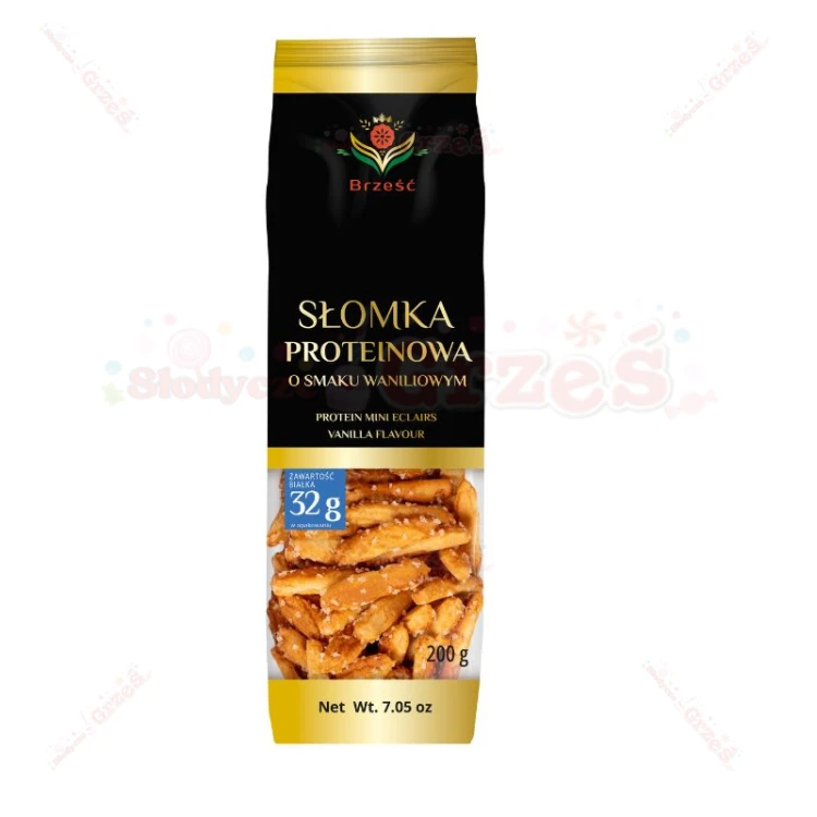 Słomka ptysiowa proteinowa 200g Brześć