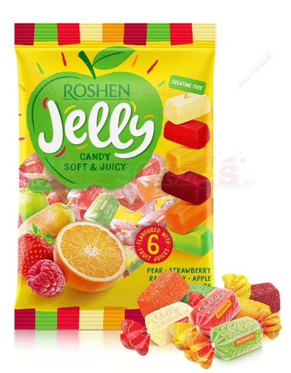 Jelly galaretki owocowe 1kg Roshen
