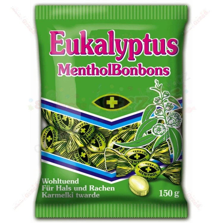 26x Cukierki Eukaliptusowe 150g Mieszko | Eukalyptus Menthol