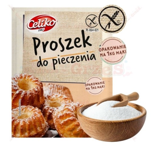 Proszek do pieczenia bezglutenowy 30g Celiko