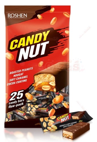 cukierki Candy Nut - karmel i orzeszki 1kg Roshen
