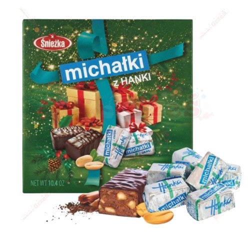 Michałki z Hanki w czekoladzie - świąteczne 295g Śnieżka | Święta