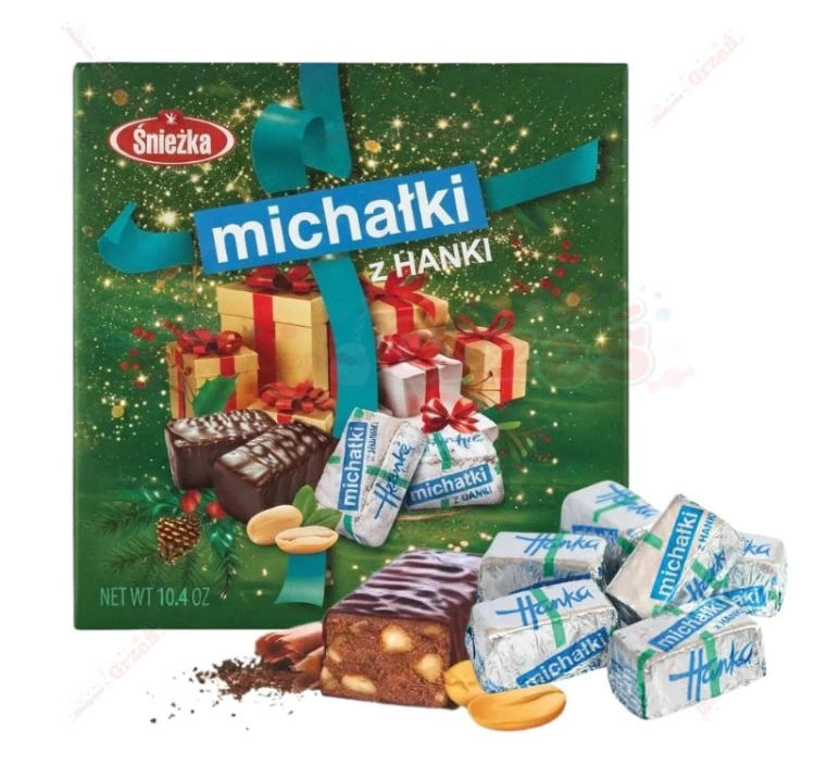 Michałki z Hanki w czekoladzie - świąteczne 295g Śnieżka | Święta