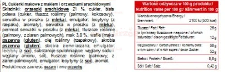 Cukierki świąteczne makowe 1kg  Śnieżka  | z orzeszkami, wafelkami i makiem Święta