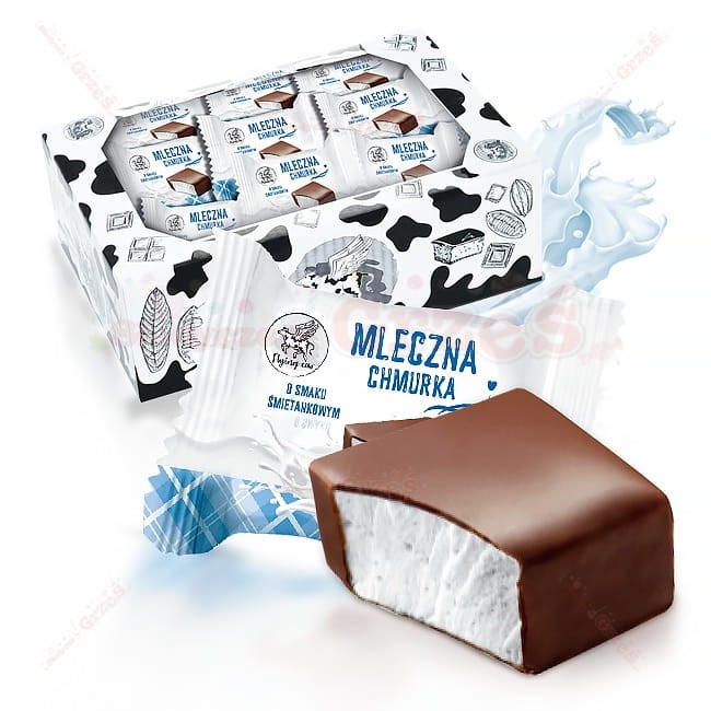 Mleczna chmurka - pianki śmietankowe w polewie 1kg ABK