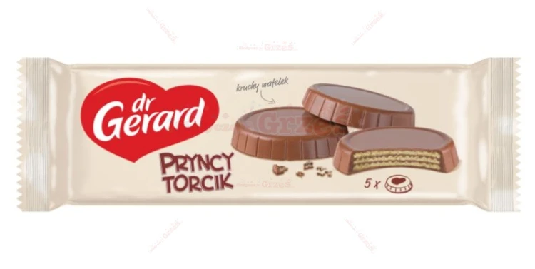 Pryncytorcik kakaowy 142,5g Dr Gerard | wafle z kremem w polewie