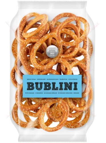 Obwarzanki z sezamem 375g Bublini