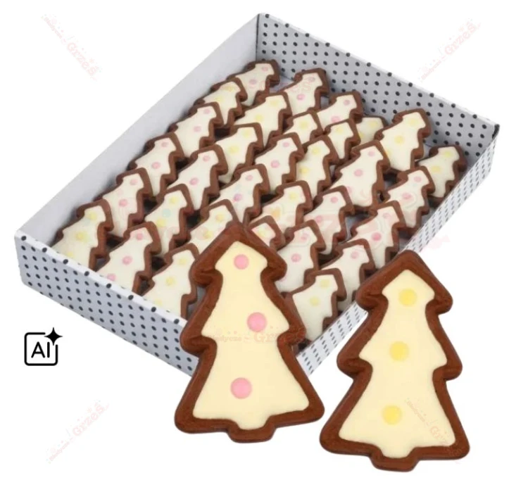 Ciastka kruche CHOINKI 1,8kg Celpol | Świąteczne ciasteczka