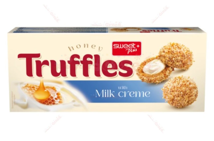 TRUFFLES ciastka miodowe z nadzieniem mlecznym 130g Sweet plus+