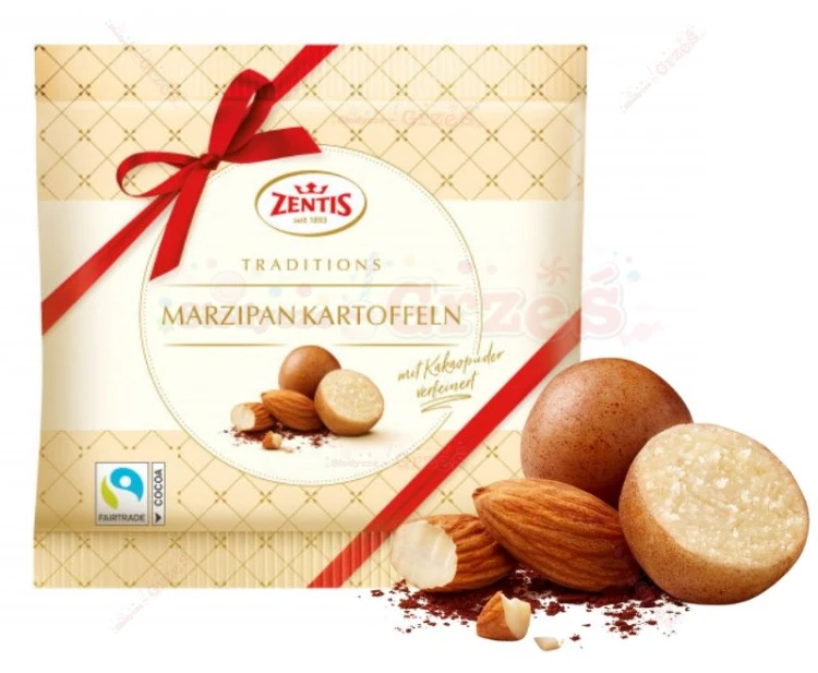 Kartofelki marcepanowe w posypce kakaowej 100g Zentis