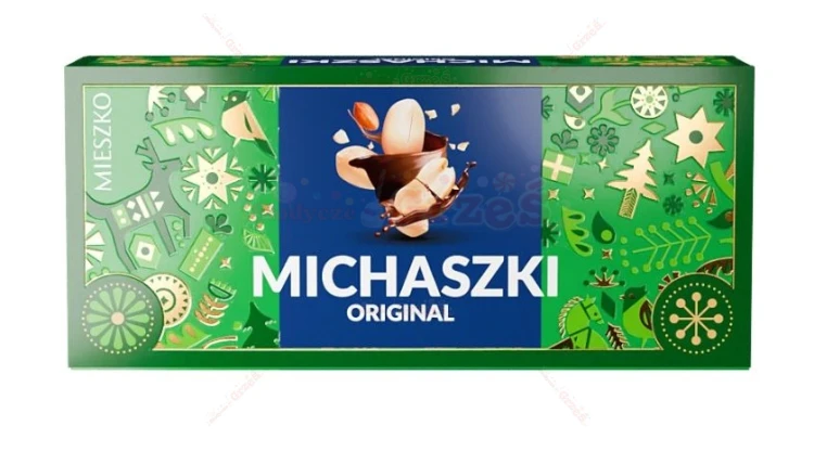 Cukierki Michaszki original - z orzechami arachidowymi 220g Mieszko | Świąteczne