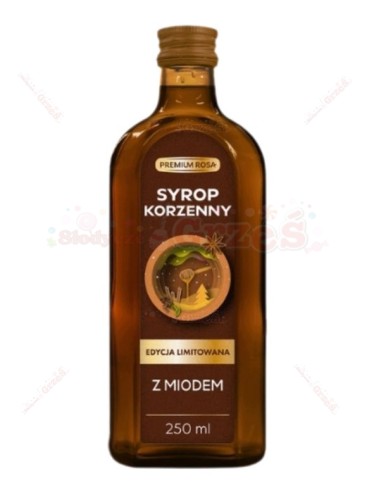 Syrop korzenny z miodem edycja limitowana 250ml Premium Rosa