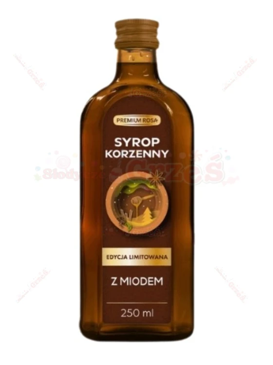Syrop korzenny z miodem edycja limitowana 250ml Premium Rosa