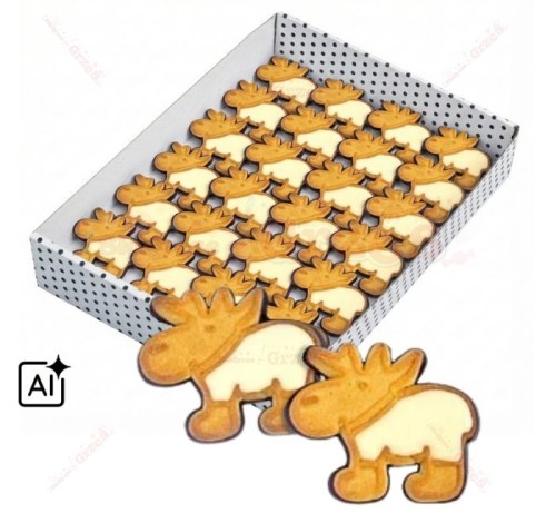 Ciastka kruche RENIFERKI 1,7kg Celpol | Ciasteczka świąteczne