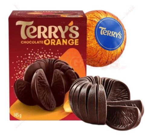 Terry's Orange DARK- czekolada gorzka pomarańczowa KULA 145g