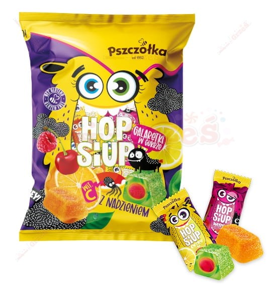 Hop siup galaretki z sokiem owocowym 1kg Pszczółka