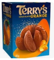 Terry's Orange MILK- czekolada mleczna pomarańczowa KULA 145g
