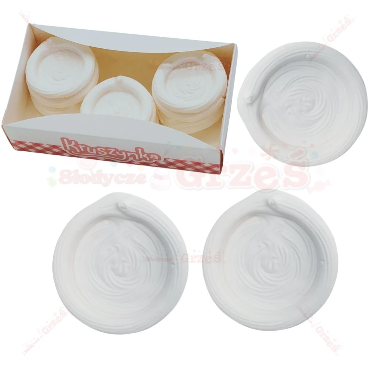 Korpusy - gniazdka bezowe 6cm- 6szt MONOPORCJE  Pavlova Kruszynka