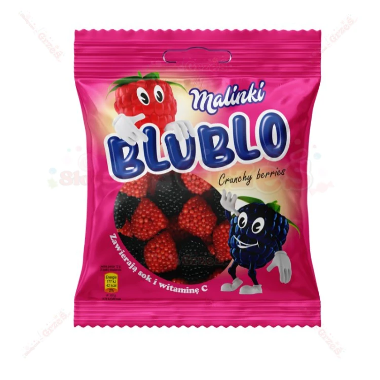Blublo żelki MALINKI z witaminą C 80g Apetitki