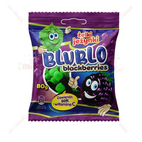 Blublo żelki JEŻYNKI z witaminą C 80g Apetitki