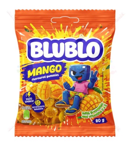 Blublo żelki MANGO z witaminą C 80g Apetitki
