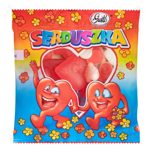 Żelki serduszka 80g Gusto